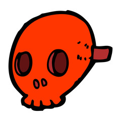 cartoon skull mask