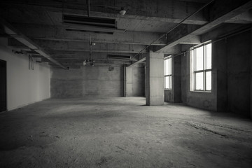 Empty interior space
