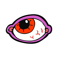 cartoon spooky eye