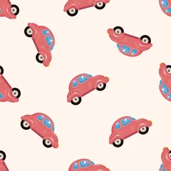 Stickers pour porte Course de voitures voiture de transport, icône d& 39 autocollant de dessin animé