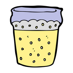 cartoon glass of beer