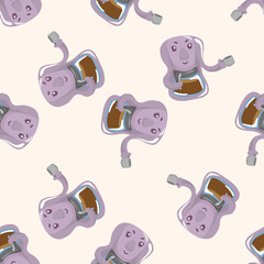 Home appliances theme coffee machine , cartoon sticker icon