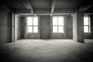 Empty interior space