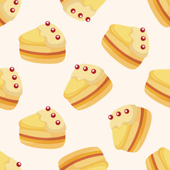 decorating cake , cartoon sticker icon
