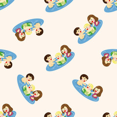 family ,seamless pattern