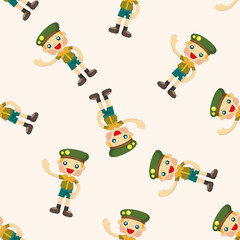 scout ,seamless pattern