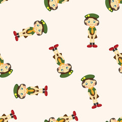 Obraz premium scout ,seamless pattern