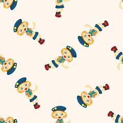 scout ,seamless pattern
