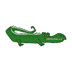 cartoon crocodile