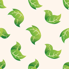 Fototapeta premium Environmental protection concept ; Protect our for,seamless pattern