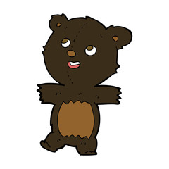 cartoon black bear