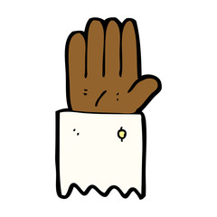 cartoon hand symbol