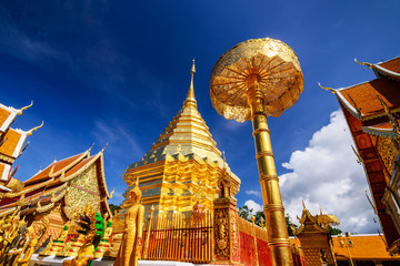 Wat Phra That Doi Suthep, Chiang Mai, Popular historical temple © somchairakin