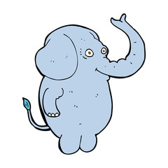 cartoon funny elephant