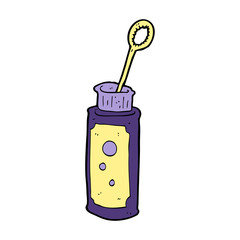 cartoon bubble blower