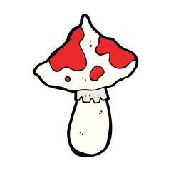 cartoon toadstool