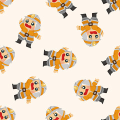 fireman ,seamless pattern