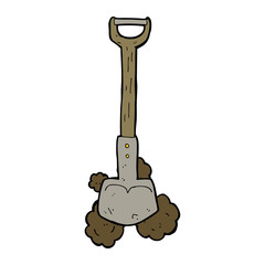 cartoon shovel