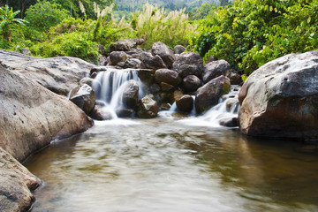 Fototapeta na wymiar Waterfall, Beautiful nature