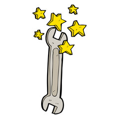 cartoon spanner