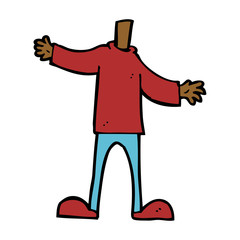 cartoon body (mix and match cartoons or add your own photo head)