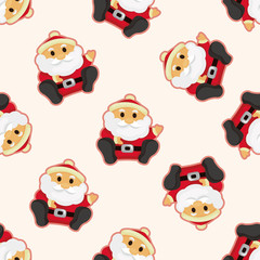 santa claus ,seamless pattern