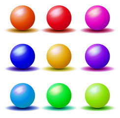 Шары блестящие