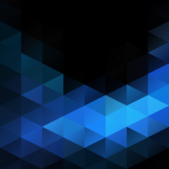 Obraz premium Blue White Mosaic Background, Creative Business Design Templates