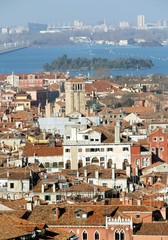 houses and buildings in the VENICE City in Italy