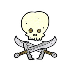 skull and swords symbol