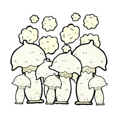 cartoon mushrooms