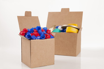box and caps