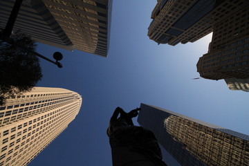 The Square im Zentrum der Bankenmetropole Charlotte in North Carolina © holger.l.berlin