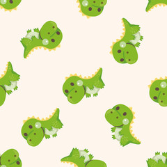 dinosaur cartoon ,seamless pattern