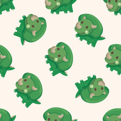 dinosaur cartoon ,seamless pattern
