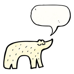 cute polar bear cartoon