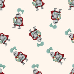 Obraz premium knight ,seamless pattern