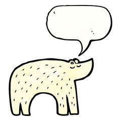 cute polar bear cartoon