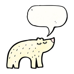 cute polar bear cartoon