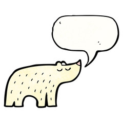 cute polar bear cartoon