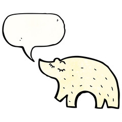 cute polar bear cartoon