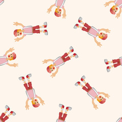 boy character ,seamless pattern