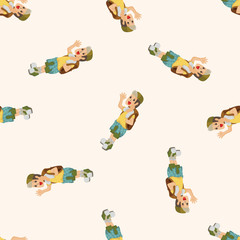 boy character ,seamless pattern