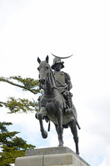 Fototapeta premium 仙台城址伊達政宗像