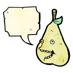 cartoon pear