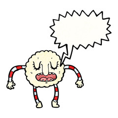 cartoon cloud monster