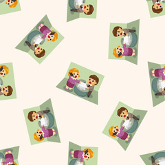 Office workers ,seamless pattern