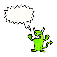 cartoon little devil