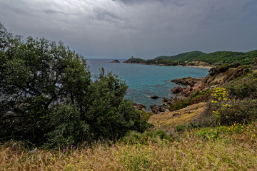 Fototapeta na wymiar Korsika, Küstenlandschaft