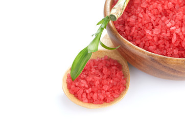 spa concept over white with sample text